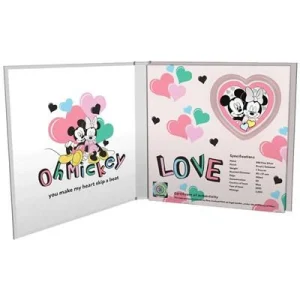 Niue – 2 NZD Disney(TM) Love Mickey(TM) Und Minnie(TM) 2023 – 1 Oz Silber PP Color 10