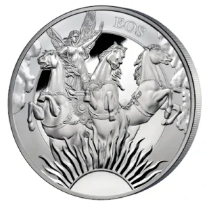 St. Helena – 10 Pfund Goddess (2.) Eos 2023 – 10 Oz Silber PP 7