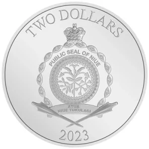 Niue – 2 NZD DC(TM) Villains: The Joker(TM) (1.) – 1 Oz Silber PP Color 8