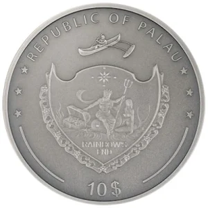 Palau – 10 USD Daydreamer (2.) Adventure 2023 – 2 Oz Silber AntikFinish UltraHighRelief 7