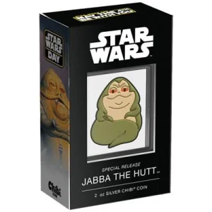 Niue – 5 NZD Chibi Star Wars(TM) Jabba The Hut(TM) 2023 – 2 Oz Silber PP Color 12