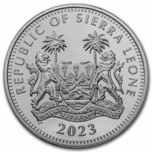 Sierra Leone – 20 Dollar Ägyptische Götter: Osiris (2.) 2023 – 2 Oz Silber PP Color 11