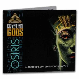 Sierra Leone – 20 Dollar Ägyptische Götter: Osiris (2.) 2023 – 2 Oz Silber PP Color 15