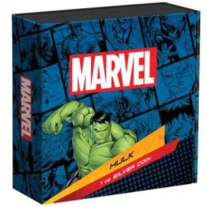 Niue – 2 NZD Marvel(TM) Hulk(TM) 2023 – 1 Oz Silber PP Color 15