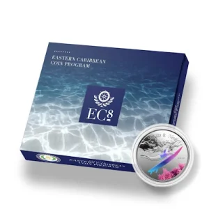 St. Kitts – 2 Dollar EC8_5 Underwater Surfer PP 2022 – 1 Oz Silber Color 12