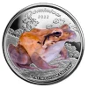 Dominica – 2 Dollar EC8_5 Mountain Chicken / Berghuhn (Froschlurch) PP 2022 – 1 Oz Silber Color 14