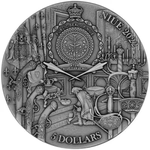 Niue – 5 NZD The Three Musketeers DArtagnan 2022 – 2 Oz Silber Antik High Relief Finish 7