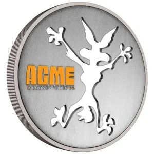 Niue – 2 NZD Looney Tunes(TM) Wile E. Coyote(TM) 2023 – 1 Oz Silber PP Color 11
