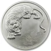 Samoa – 2 Dollar Four Guardians (1.) White Tiger 2023 – 1 Oz Silber 19