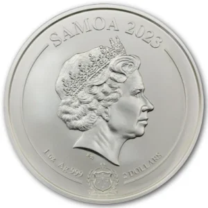 Samoa – 2 Dollar Four Guardians (1.) White Tiger 2023 – 1 Oz Silber 6