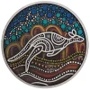 Australien – 2 AUD Yongka Känguru 2023 – 2 Oz Silber AntikFinish Color 17