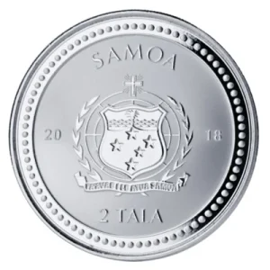 Samoa – 2 Tala Seepferdchen Seahorse 2018 – 1 Oz Silber 7