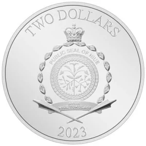 Niue – 2 NZD Disney(TM) Donald Duck(TM) 2023 – 1 Oz Silber PP Color 8