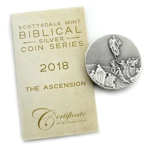 Niue – 2 NZD Bibelserie Christi Himmelfahrt 2018 – 2 Oz Silber 9