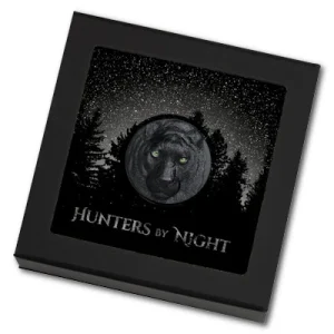 Palau – 10 USD Hunters By Night Black Panther 2020 – 2 Oz Silber 11