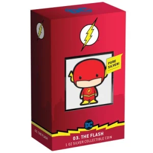 Niue – 2 NZD Chibi DC (3.) The Flash(TM) 2020 – 1 Oz Silber 12