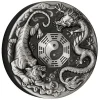 Tuvalu – 2 TVD Dragon And Tiger 2021 – 2 Oz Silber AntikFinish 8