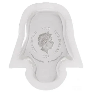 Niue – 5 NZD Star Wars Darth Vader Büste 2019 – 2 Oz Silber UHR Color 11