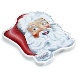 Solomon Islands – 2 Dollar Christmas Santa Claus – 1 Oz Silber 9