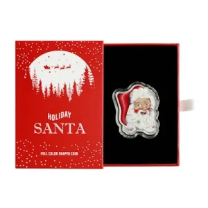 Solomon Islands – 2 Dollar Christmas Santa Claus – 1 Oz Silber 13