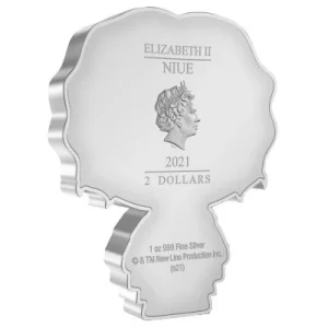 Niue – 2 NZD Chibi Herr Der Ringe(TM) (1.) Frodo(TM) 2021 – 1 Oz Silber 10