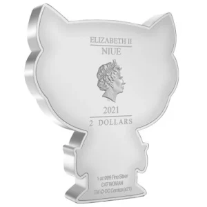 Niue – 2 NZD Chibi DC (8.) Catwoman(TM) 2021 – 1 Oz Silber 10