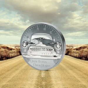 Cook Island – 10 CID Classic Car Open Roads 2021 – 2 Oz Silber 13