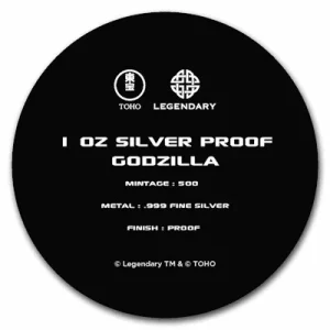 Niue – 2 NZD Godzilla Vs. Kong: Godzilla PROOF – 1 Oz Silber PP 13