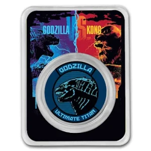 Niue – 2 NZD Godzilla Vs. Kong: Godzilla COLOR – 1 Oz Silber Color 10