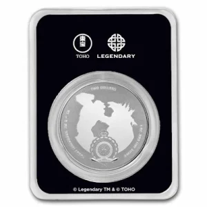 Niue – 2 NZD Godzilla Vs. Kong: Godzilla COLOR – 1 Oz Silber Color 12