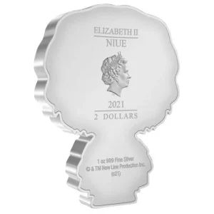 Niue – 2 NZD Chibi Herr Der Ringe(TM) (2.) Samweis(TM) 2021 – 1 Oz Silber 10