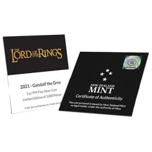 Niue – 2 NZD Herr Der Ringe: (2.) Gandalf 2021 – 1 Oz Silber 13
