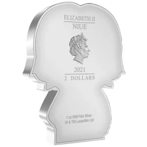 Niue – 2 NZD Chibi Star Wars (7.) Han Solo(TM) 2021 – 1 Oz Silber 10