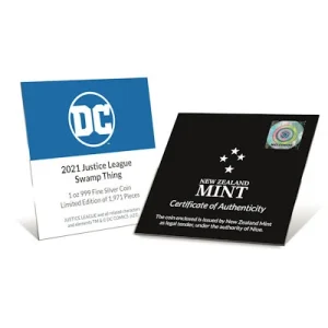 Niue – 2 NZD DC Comics 50 Jahre Swamp Thing 2021 – 1 Oz Silber 15