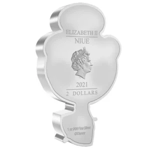 Niue – 2 NZD Chibi Disney Prinzessinnen (1.) Cinderella(TM) 2021 – 1 Oz Silber 10