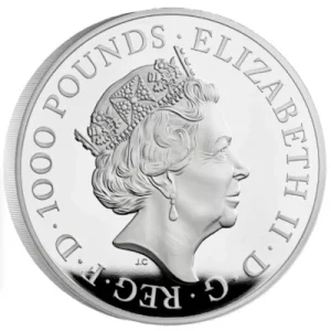 Großbritannien – 1.000 GBP Britannia 2021 – 2 KG Silber PP 8