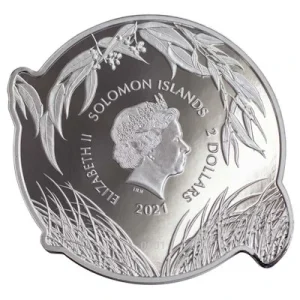 Solomon Islands – 2 Dollar Tasmanischer Tiger 2021 – 1 Oz Silber 9