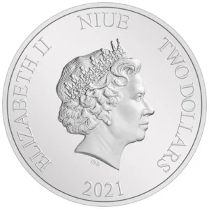 Niue – 2 NZD Disney Alice (3.) Der Hutmacher (TM) 2021 – 1 Oz Silber 9