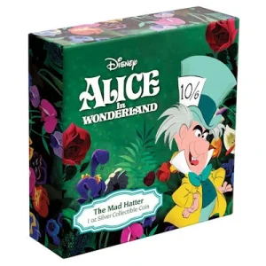 Niue – 2 NZD Disney Alice (3.) Der Hutmacher (TM) 2021 – 1 Oz Silber 15