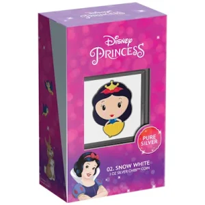 Niue – 2 NZD Chibi Disney Prinzessinnen (2.) Schneewittchen(TM) 2021 – 1 Oz Silber 12