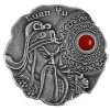 Kamerun – 500 CFA Chinesische Helden: Guan Yu – 1/2 Oz Silber Antik Finish 14